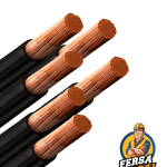 CABLE SOLDADOR 105°C 600V #4 POR METRO