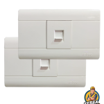 TOMA DE INTERNET BLANCO DE POLICARBONATO